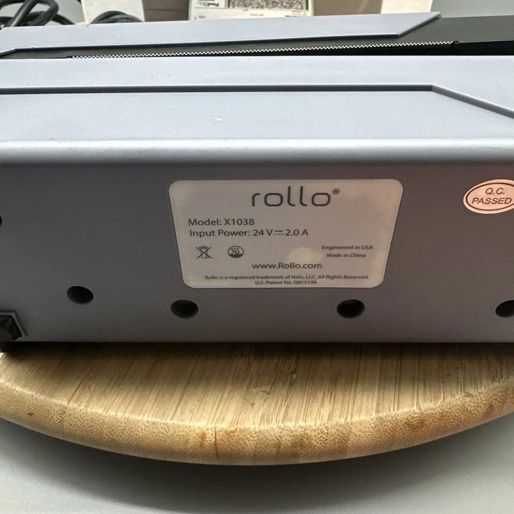 Rollo x1038 label